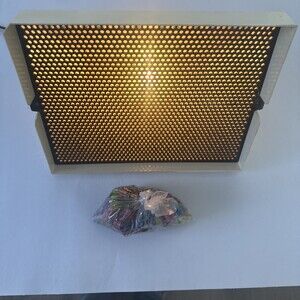 Vintage Light Bright With Bag Of Pegs Model 5455. Works!